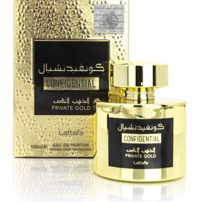 PERFUME LATTAFA CONFIDENTIAL PRIVATE GOLD UNISEX EDP 100 ML